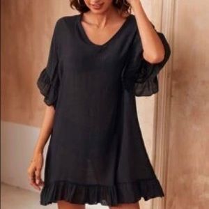Ruffle Hem Cover Up